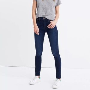 Madewell High Rise Skinny Jeans 27P Hayes wash